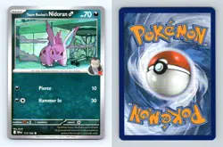 Team Rocket's Nidoran #117/182 SV Destined Rivals Common Pokemon 2025 TCG Card - Image 1