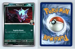 Team Rocket's Nidoran #114/182 SV Destined Rivals Common Pokemon 2025 TCG Card - Image 1