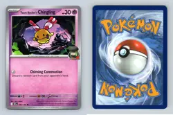 Team Rocket's Chingling #085/182 SV Destined Rivals Common Pokemon 2025 TCG Card - Image 1