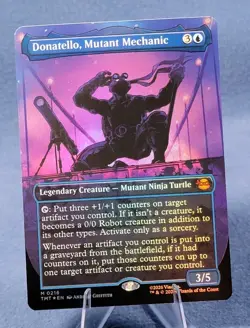 Donatello, Mutant Mechanic (Borderless) Teenage Mutant Ninja Turtles Foil NM - Image 1