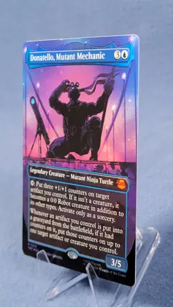 Donatello, Mutant Mechanic (Borderless) Teenage Mutant Ninja Turtles Foil NM - Image 2