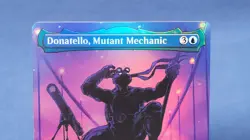 Donatello, Mutant Mechanic (Borderless) Teenage Mutant Ninja Turtles Foil NM - Image 3