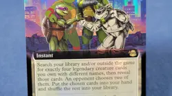 Turtles Forever EXTENDED ART FOIL – TMNT Universes Beyond MTG Rare | NM - Image 4