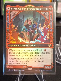 Birgi, God of Storytelling Kaldheim Foil Showcase English - Image 1