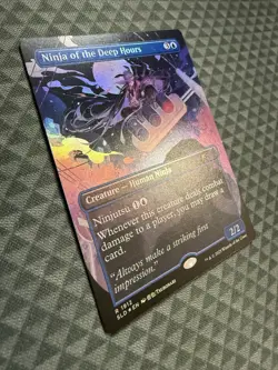 MTG Ninja of the Deep Hours #1912 Rainbow Foil R Secret Lair Drop Series (SLD) - Image 3