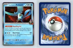 Team Rocket's Articuno #051/182 SV Destined Rivals Rare Holo Pokemon 2025 TCG - Image 1