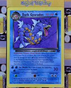 Pokemon Dark Gyarados Team Rocket Non-Holo Rare 25/82 WOTC 2000 - Image 1