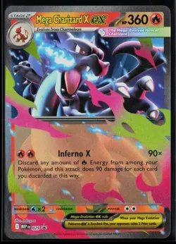 Mega Charizard X ex 029 Holo Promo Mega Evolution Promo Pokemon NM - Image 1