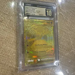 Pokemon Mega Gardevoir ex Mega Evolution Mega Hyper Rare #187 CGC 10 Pristine - Image 1