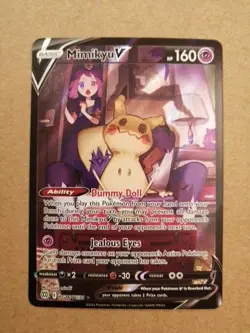 Mimikyu V TG16/TG30 Pokemon TCG Brilliant Stars Trainer Gallery NM - Image 1