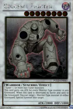 Colossal Fighter EU Unl Ed Gold Rare PGLD-EN043 Yu-Gi-Oh! - Image 1