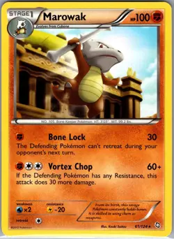 Marowak 61/124 Non Holo Dragons Exalted - Pokemon Card - NM - Image 1