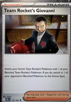 Team Rocket's Giovanni (Cosmos Holo) Holo Uncommon Miscellaneous Cards & Product - Image 1