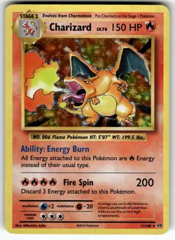 Charizard 11/108 XY - Evolutions LP Pokemon Card TCG - Image 1