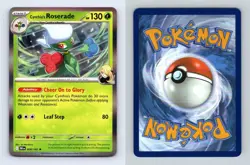 Cynthia's Roserade #008/182 SV Destined Rivals Rare Holo Pokemon 2025 TCG Card - Image 1