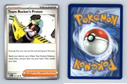 Team Rocket's Proton #177/182 SV Destined Rivals Uncommon Pokemon 2025 TCG Card - Image 1