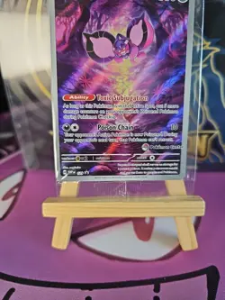 Pecharunt SVP 129 Black Star PromoShrouded Fable Pokemon Center Stamped sealed - Image 1