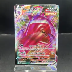 Pokemon Gengar VMAX TCG 157/264 Swsh08 Fusion Strike Holo Card NM Ultra Rare - Image 1