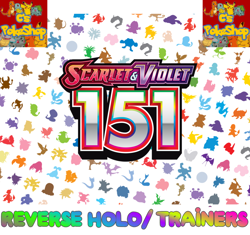Pokemon Scarlet And Violet 151 - Singles - Choose Your Reverse Holos/Trainers - Image 1