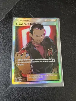 Pokemon Giovanni's Exile (Full Art) 67/68 Hidden Fates Holo - Image 3