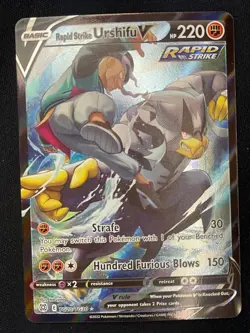 Pokemon Rapid Strike Urshifu V Ultra Rare SWSH09: Brilliant Stars Trainer Galler - Image 1