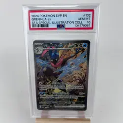 2024 POKEMON SHROUDED FABLE SPECIAL ILLUSTRATION COLLECTION GRENINJA EX PSA 10 - Image 1