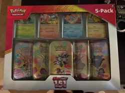 Pokemon Scarlet & Violet 151 5-Pack Mini Tins Costco bundle 1 qty. - Image 1