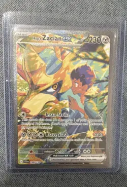 Pokemon Hop's Zacian EX 186/159 Special Illustration Rare Holo SV09 230 HP Basic - Image 3