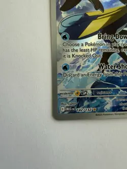 Inteleon 2025 Pokemon Mega Evolution #142/132 Illustration Rare, Mint Condition - Image 4