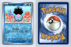 Clamperl #054/182 SV Destined Rivals Reverse Holo Common Pokemon 2025 TCG - Image 1