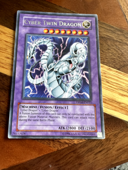 Cyber Twin Dragon DP04-EN011 Unlimited Edition Rare PL + BONUS - Image 1
