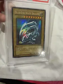 Yugioh Blue-Eyes White Dragon SDK-001 Ultra Rare PSA 2 - Image 2