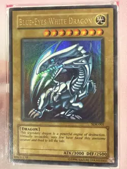 Yugioh Blue-Eyes White Dragon SDK-001 Ultra Rare PSA 2 - Image 5