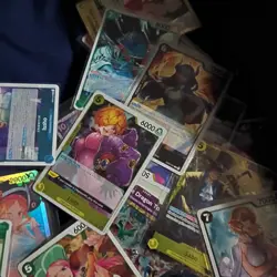 One Piece TCG Card Game 25 Cards Mixed Lot w/ 5Foils - Image 3