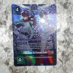 Bandai Dan Yuki & Kanan Yuki Tamer BT24-085 Security Effect Digimon Card - Image 1