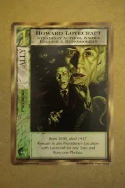Howard Lovecraft - Mythos -Call of Cthulhu Collectable Card Game - Promo - 1996 - Image 1