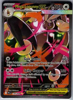 Mega Lopunny ex 128/094 SIR ME02: Phantasmal Flames - Pokemon Card - NM - Image 1