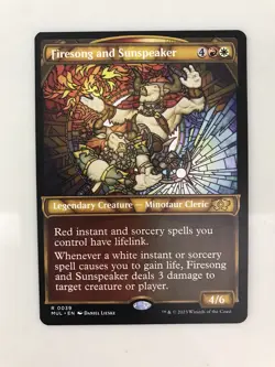 Firesong and Sunspeaker Showcase MTG Magic the Gathering Card NM Near Mint MUL - Image 1