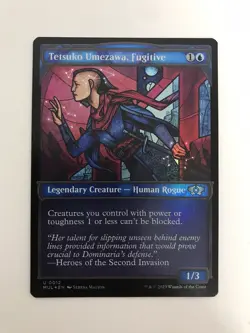 Tetsuko Umezawa Fugitive Foil Showcase MTG Magic the Gathering Card NM Mint MUL - Image 1