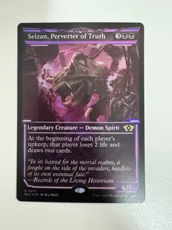 Seizan Perverter of Truth Foil Showcase MTG Magic the Gathering Card NM Mint MUL - Image 1