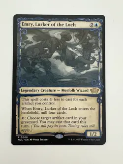 Emry Lurker of the Loch Showcase MTG Magic the Gathering Card NM Near Mint MUL - Image 1