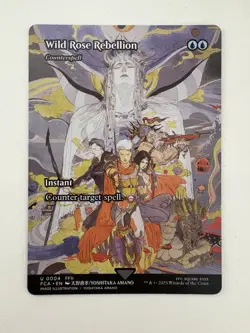 Wild Rose Rebellion Showcase Borderless MTG Magic the Gathering Card NM Mint FCA - Image 1