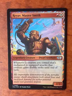 Reyav, Master Smith Showcase Foil MTG Magic the Gathering Card NM Near Mint MUL - Image 1