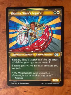 Shanna, Sisay's Legacy Showcase MTG Magic the Gathering Card NM Near Mint MUL - Image 1