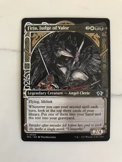 Firja Judge of Valor Showcase MTG Magic the Gathering Card NM Mint March MUL - Image 1