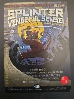 Splinter, Vengeful Sensei - Ink-Eyes, Servant of Oni Secret Lair Drop Foil NM - Image 1