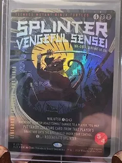 Splinter, Vengeful Sensei - Ink-Eyes, Servant of Oni Secret Lair Drop Foil NM - Image 3