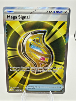 Mega Signal 171/132 Full Art NM/M Mega Evolution Pokemon Card - Image 1