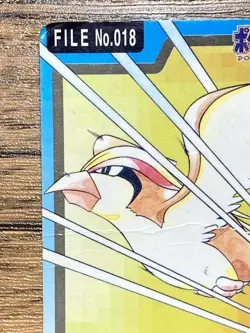 Pokemon Carddass Card Pidgeot File No.18 Bandai Pocket Monsters 1997 - Image 3