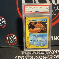 2002 Pokemon Expedition Set Kingler Holo #15/165 PSA 9 - Image 1
